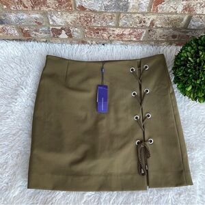 Rebecca Minkoff Lace-Up Mini Skirt